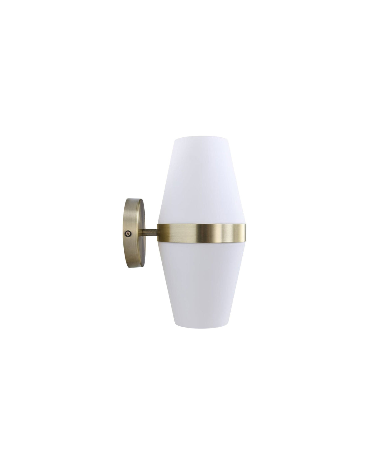 Applique murale Broadway en verrre soufflé - Verre blanc