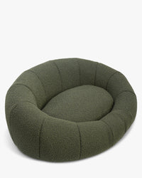 Panier pour animaux Mosco - Vert Kaki Bouclé