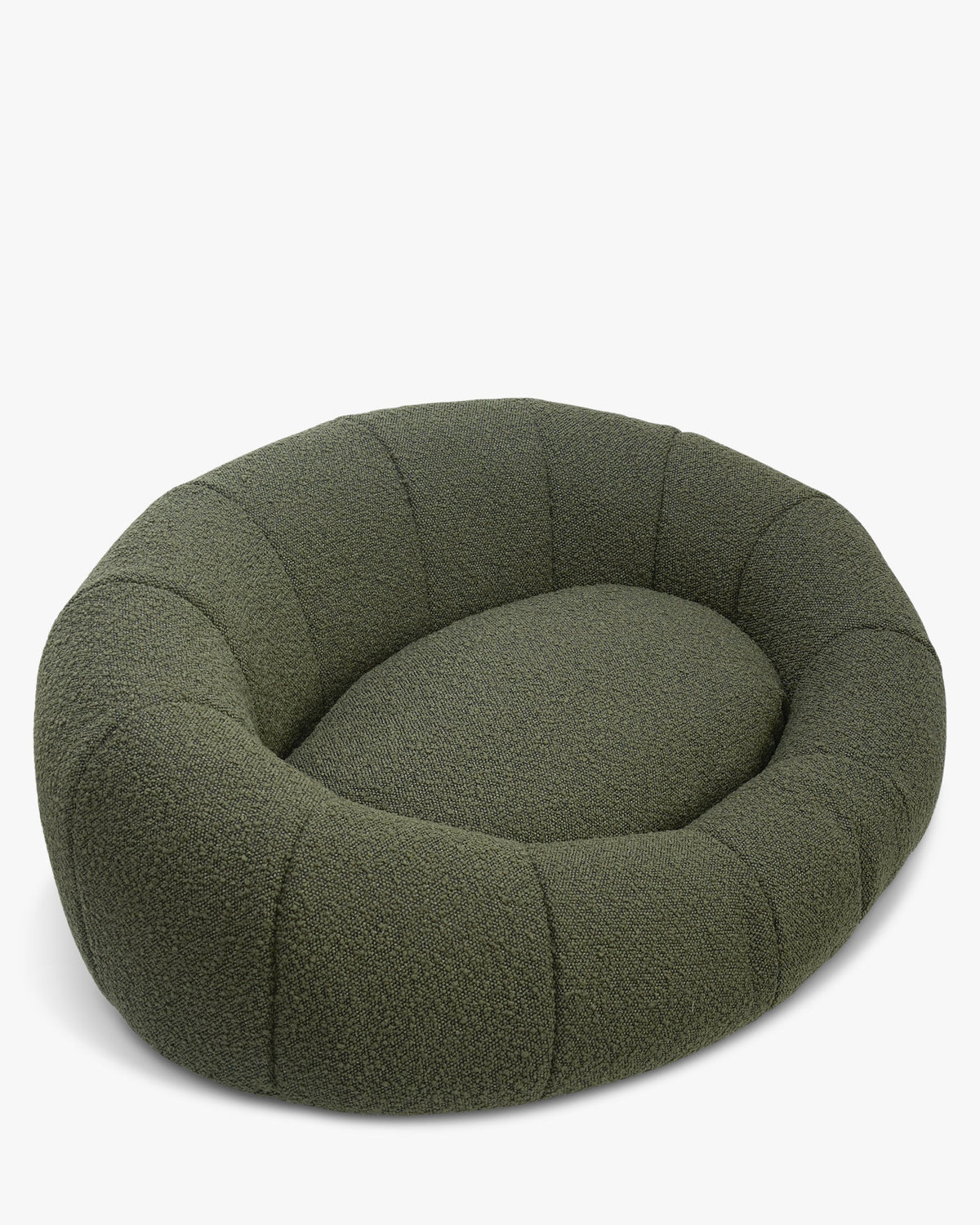 Panier pour animaux Mosco - Vert Kaki Bouclé