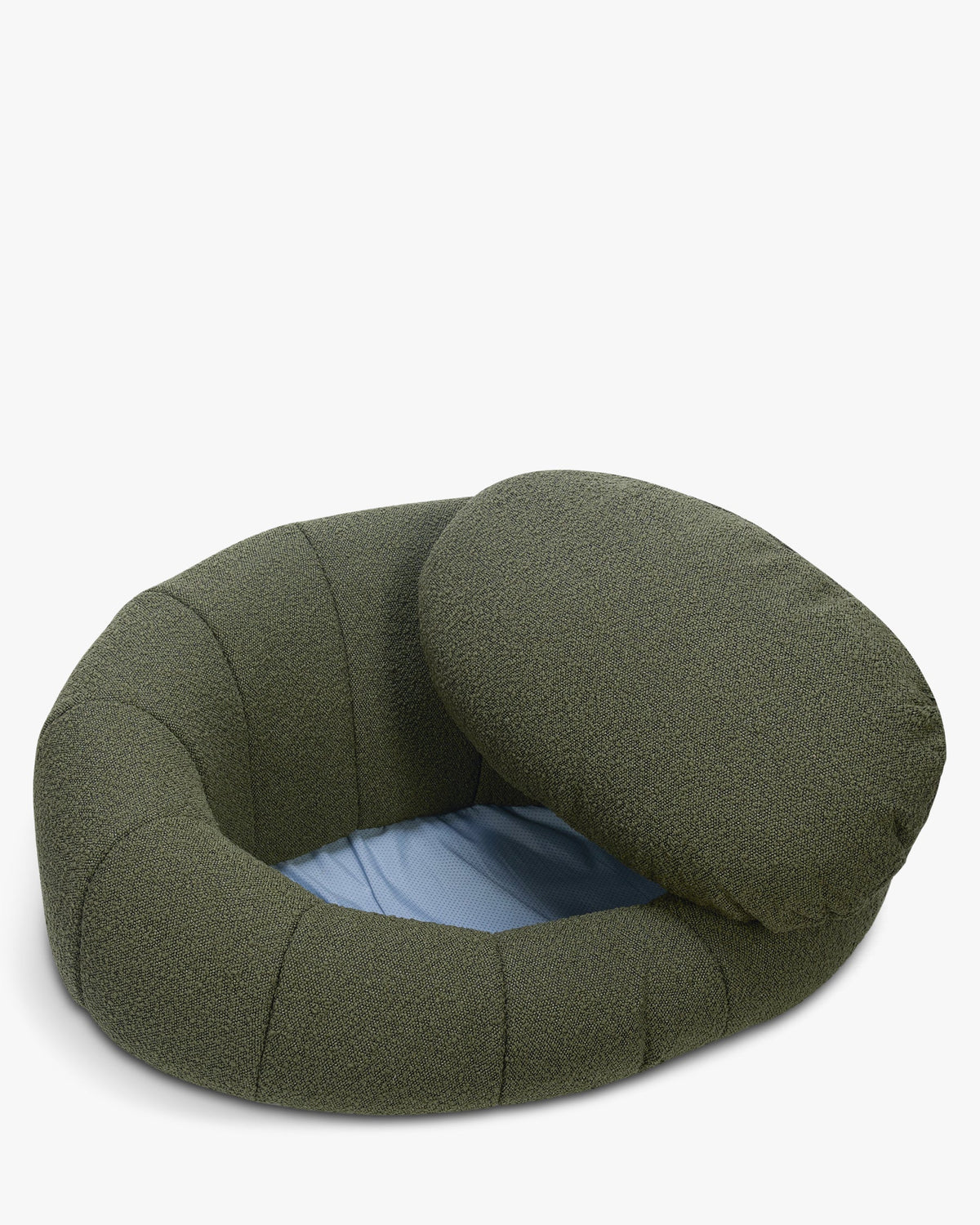 Panier pour animaux Mosco - Vert Kaki Bouclé