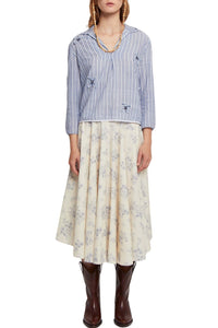 Blouse Jagger coupe courte cintrée - Blue