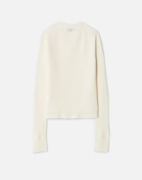 Wool Waffle jumper - Ecru
