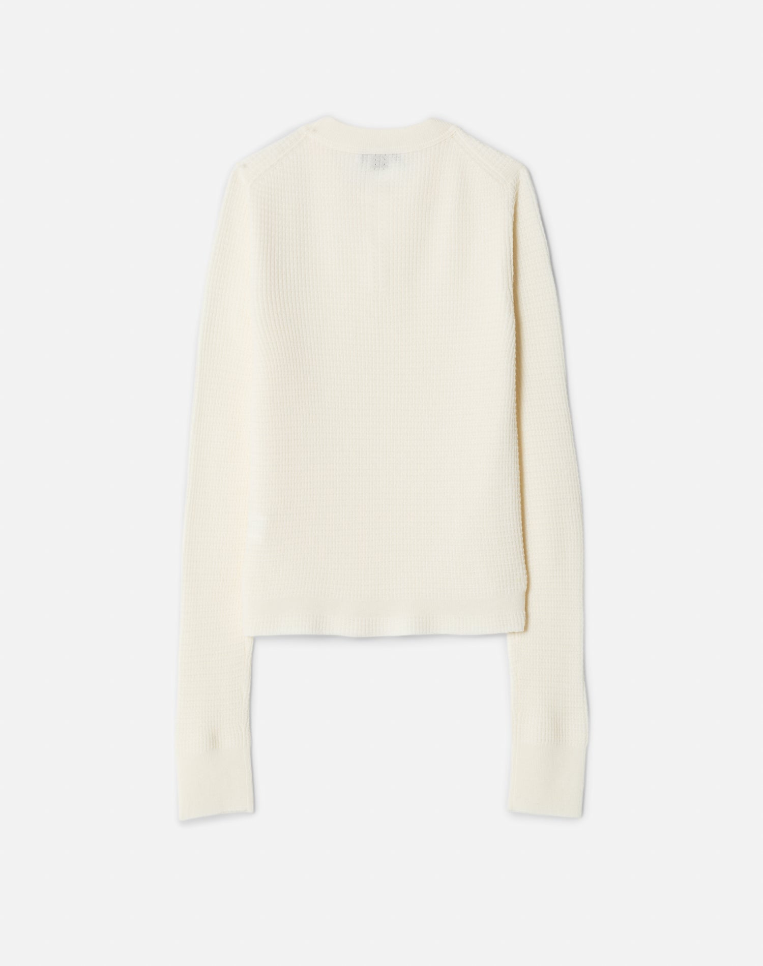 Wool Waffle jumper - Ecru