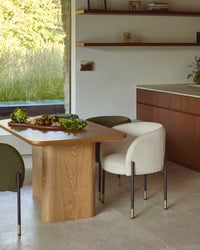 Table à manger extensible Columbia en bois - Bois blond