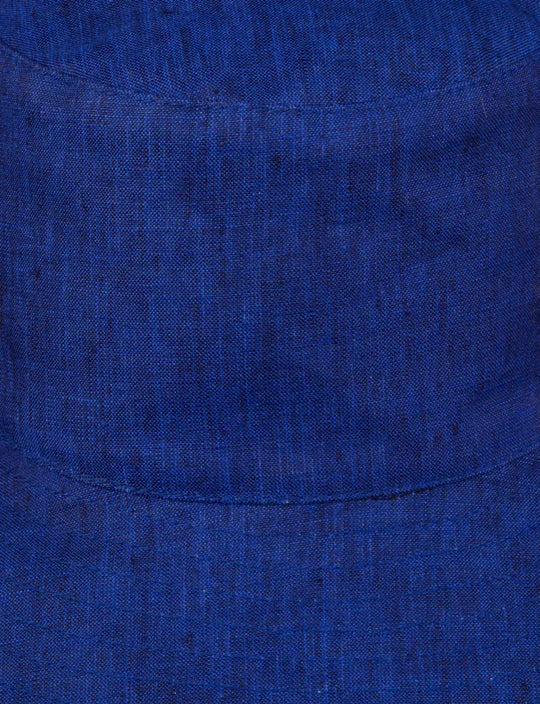 23qty RELIQUAT 35€ 0%  / Bob Andres en lin - Blue Navy