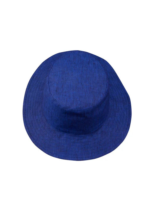 23qty RELIQUAT 35€ 0%  / Bob Andres en lin - Blue Navy