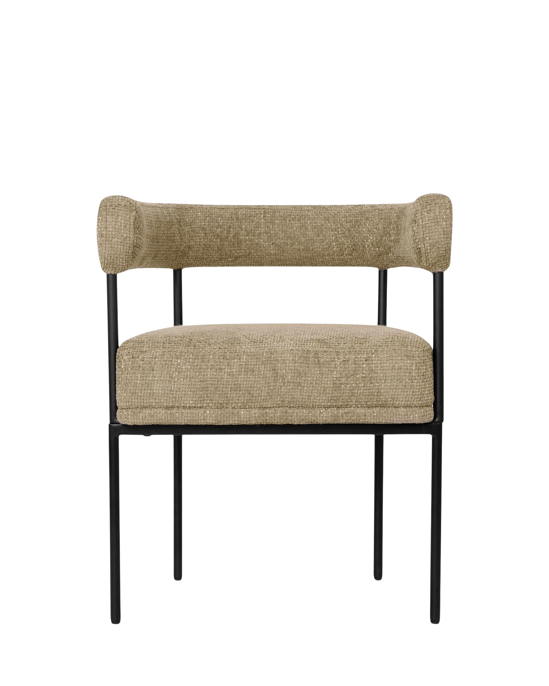 Chaise Arcade en tweed - Tweed taupe