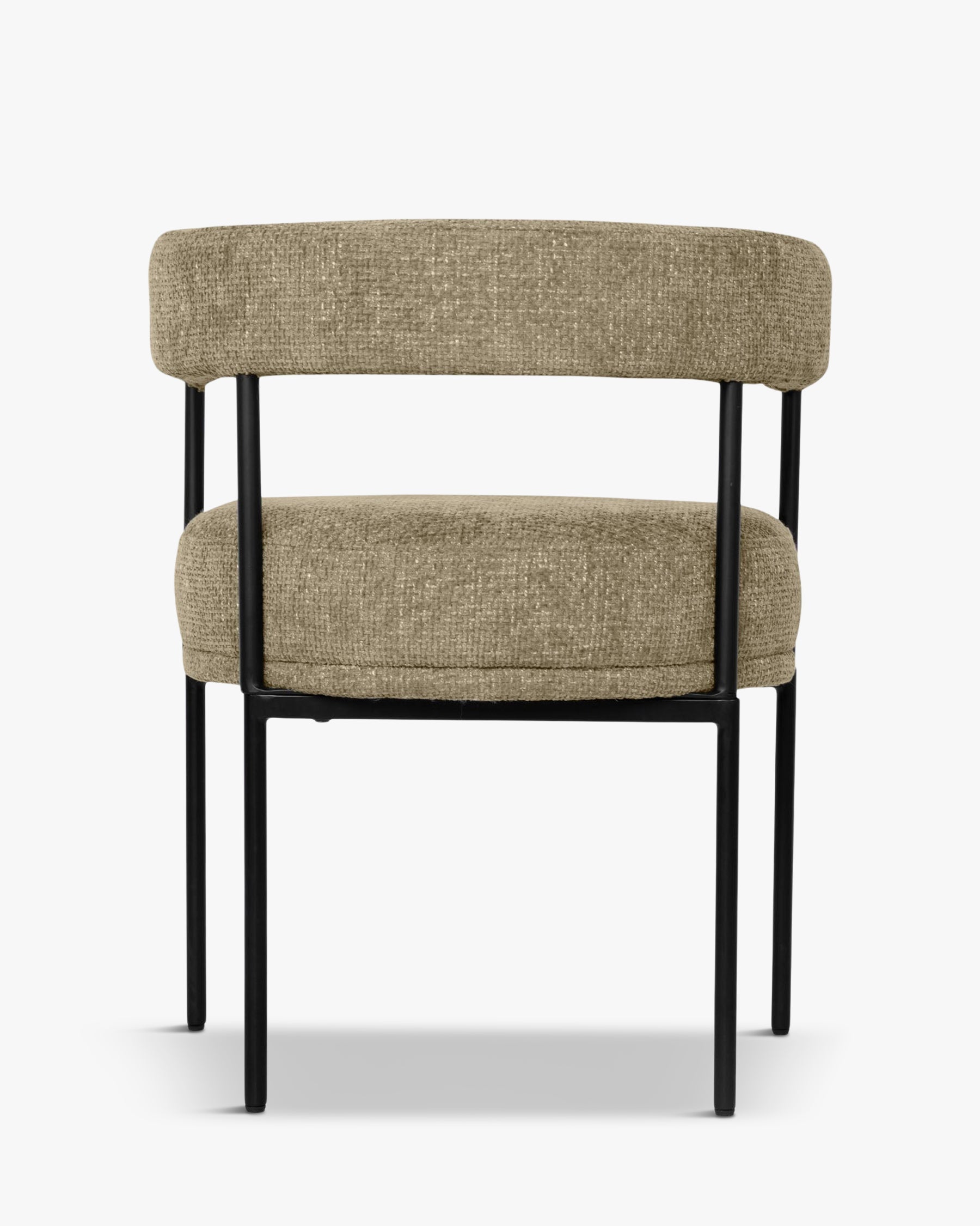 Chaise Arcade en tweed - Tweed taupe