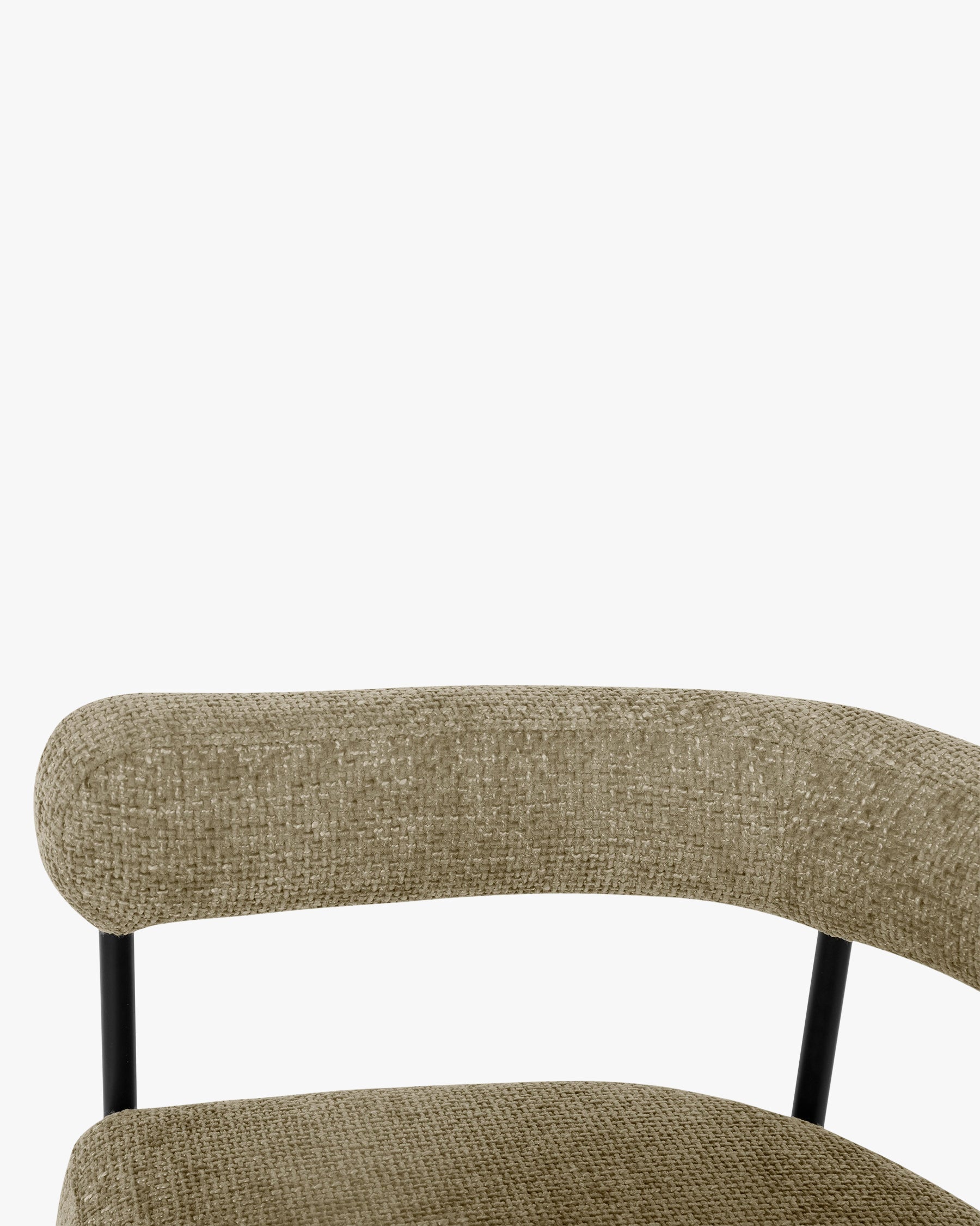 Chaise Arcade en tweed - Tweed taupe