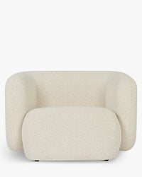 Fauteuil Volta - Blanc Avoine Bouclé