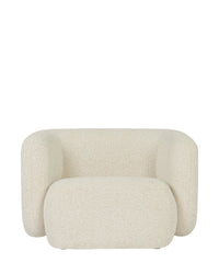 Fauteuil Volta - Blanc Avoine Bouclé