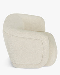 Fauteuil Volta - Blanc Avoine Bouclé