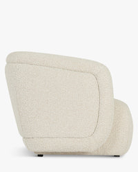 Fauteuil Volta - Blanc Avoine Bouclé