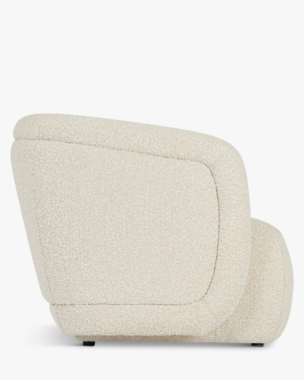 Fauteuil Volta - Blanc Avoine Bouclé