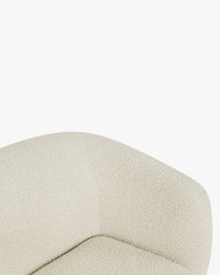 Fauteuil Volta - Blanc Avoine Bouclé