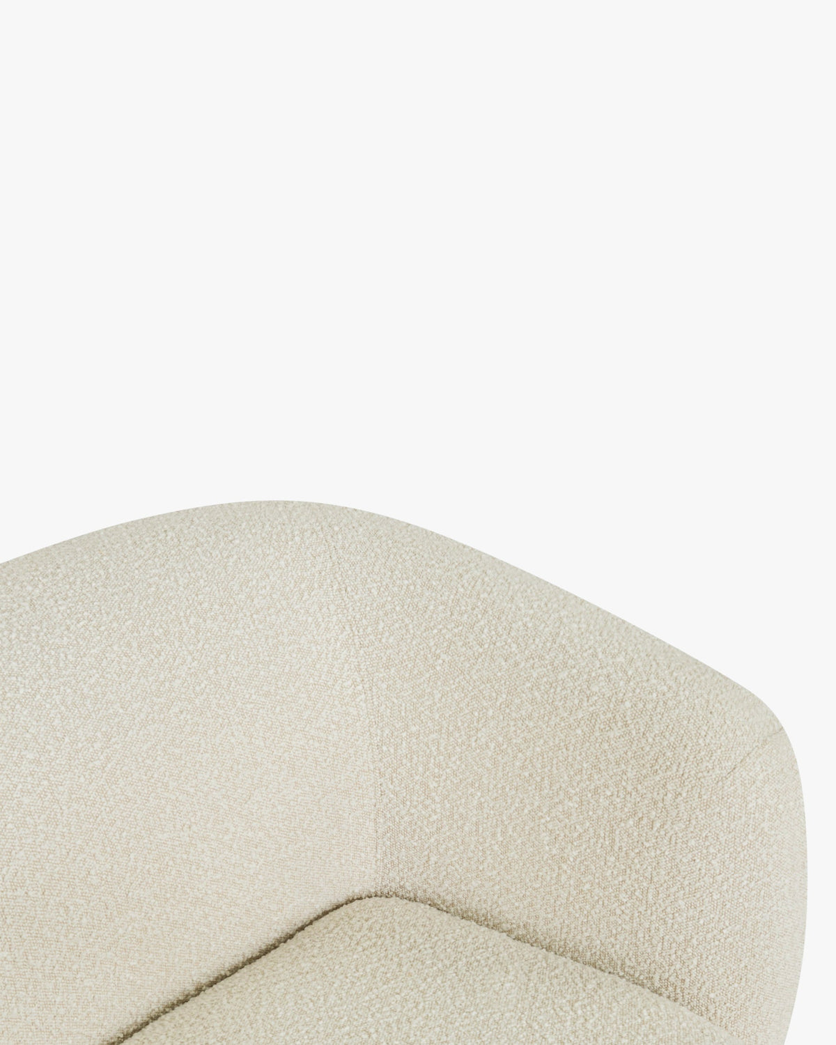 Fauteuil Volta - Blanc Avoine Bouclé
