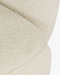 Fauteuil Volta - Blanc Avoine Bouclé