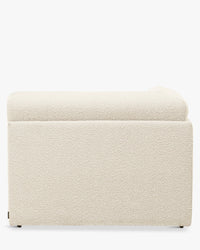 Fauteuil d'angle modulable Paul - Blanc avoine
