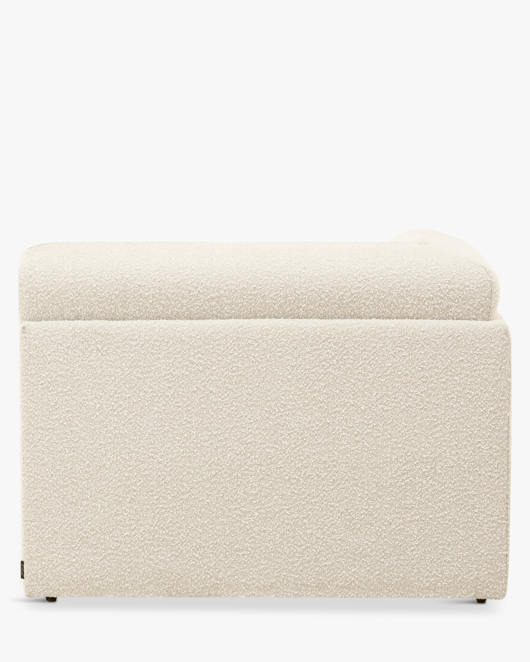 Fauteuil d'angle modulable Paul - Blanc avoine