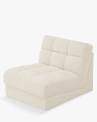 Fauteuil modulable Paul - Blanc avoine