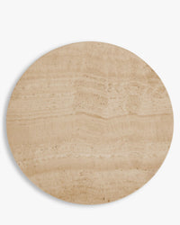 Emilio side table in Travertine stone - Travertine