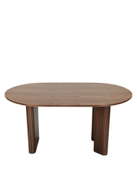 Table à manger Adriano en bois - Bois noyer