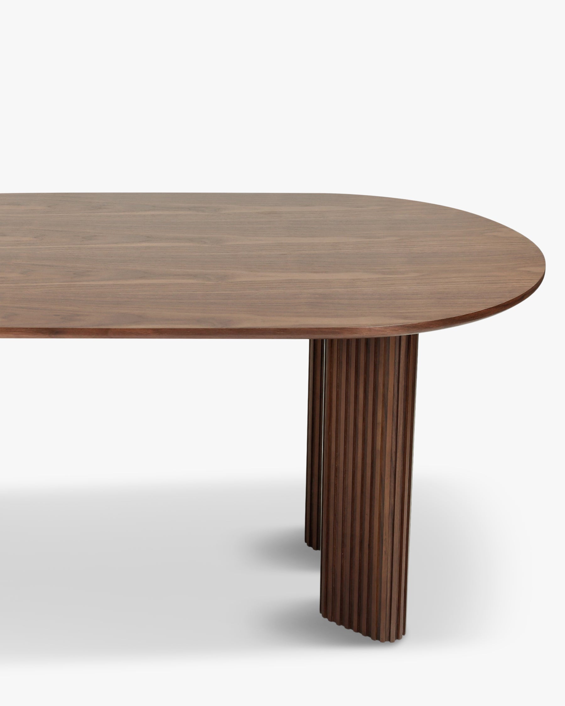 Table à manger Adriano en bois - Bois noyer