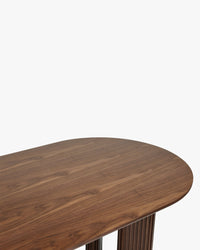 Table à manger Adriano en bois - Bois noyer