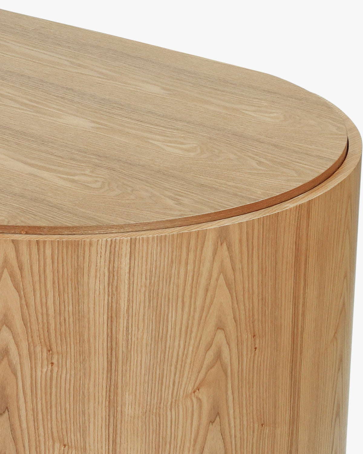 Bureau Elipse en bois - Bois blond