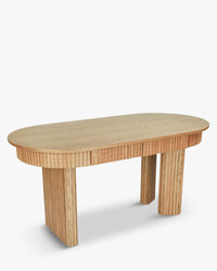 Bureau Adriano en bois - Bois blond