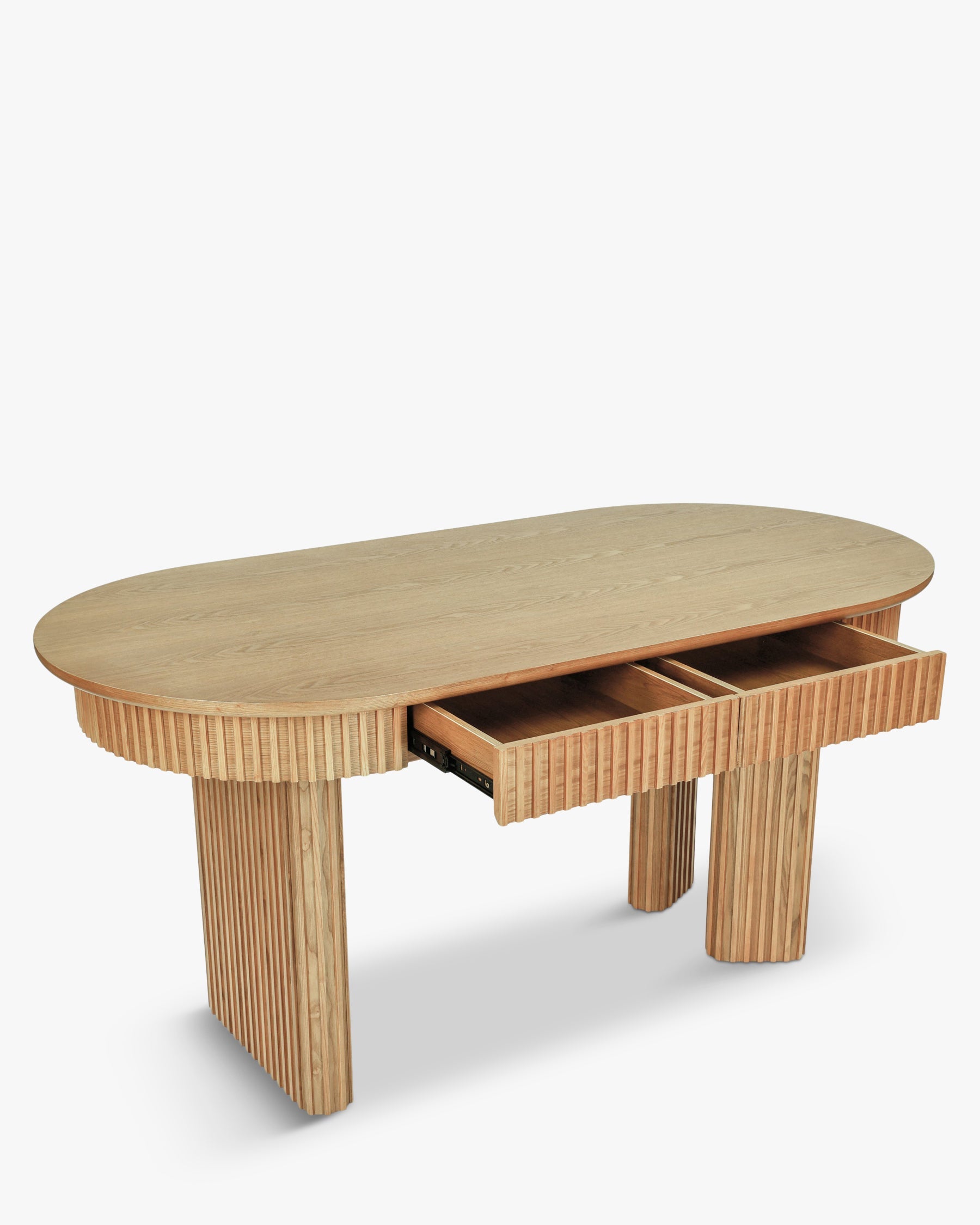 Bureau Adriano en bois - Bois blond