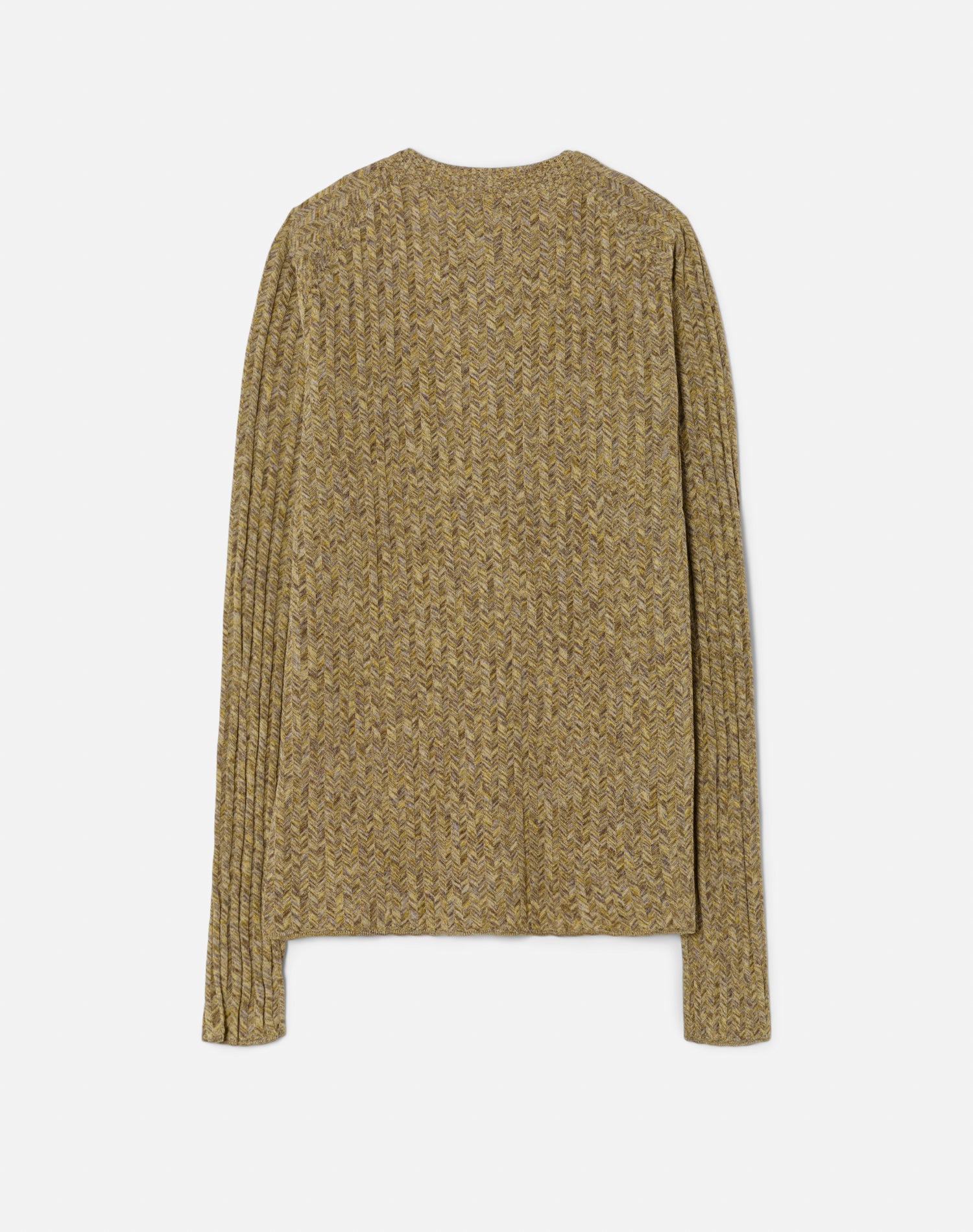 Cardigan à côtes chevron - Pear