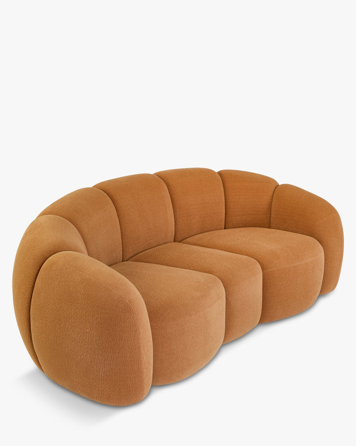Canapé 3 places Cocoon - Camel Texturé