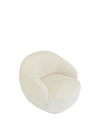 Fauteuil Telde - Blanc Crêpé