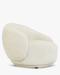 Fauteuil Telde - Blanc Crêpé