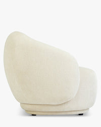 Fauteuil Telde - Blanc Crêpé