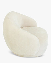 Fauteuil Telde - Blanc Crêpé