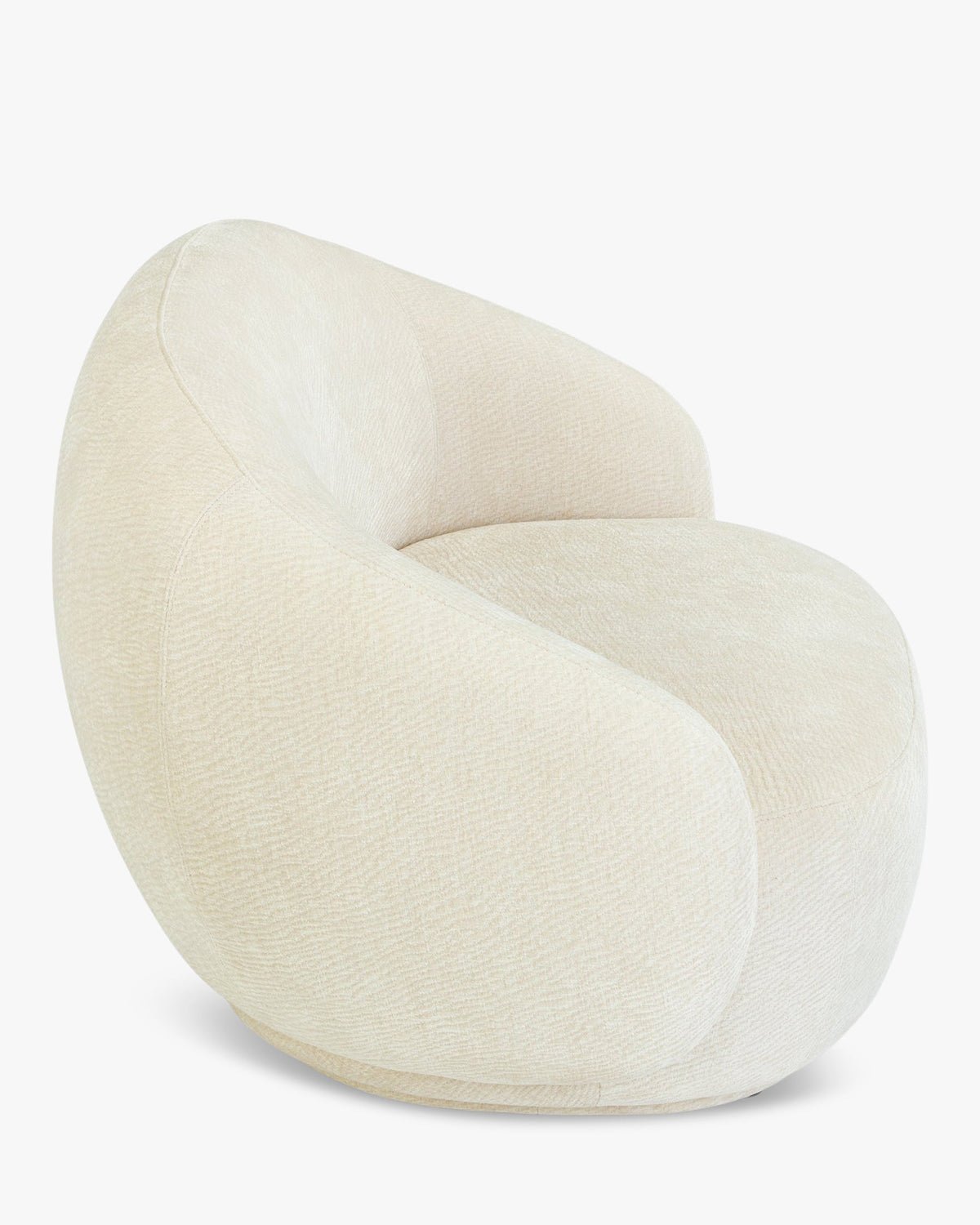 Fauteuil Telde - Blanc Crêpé