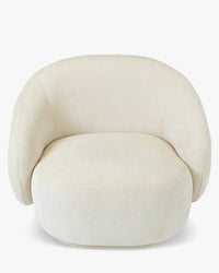 Fauteuil Telde - Blanc Crêpé
