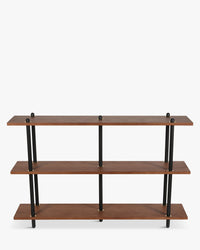 Étagère & bibliothèque Hawking en bois - Bois noyer