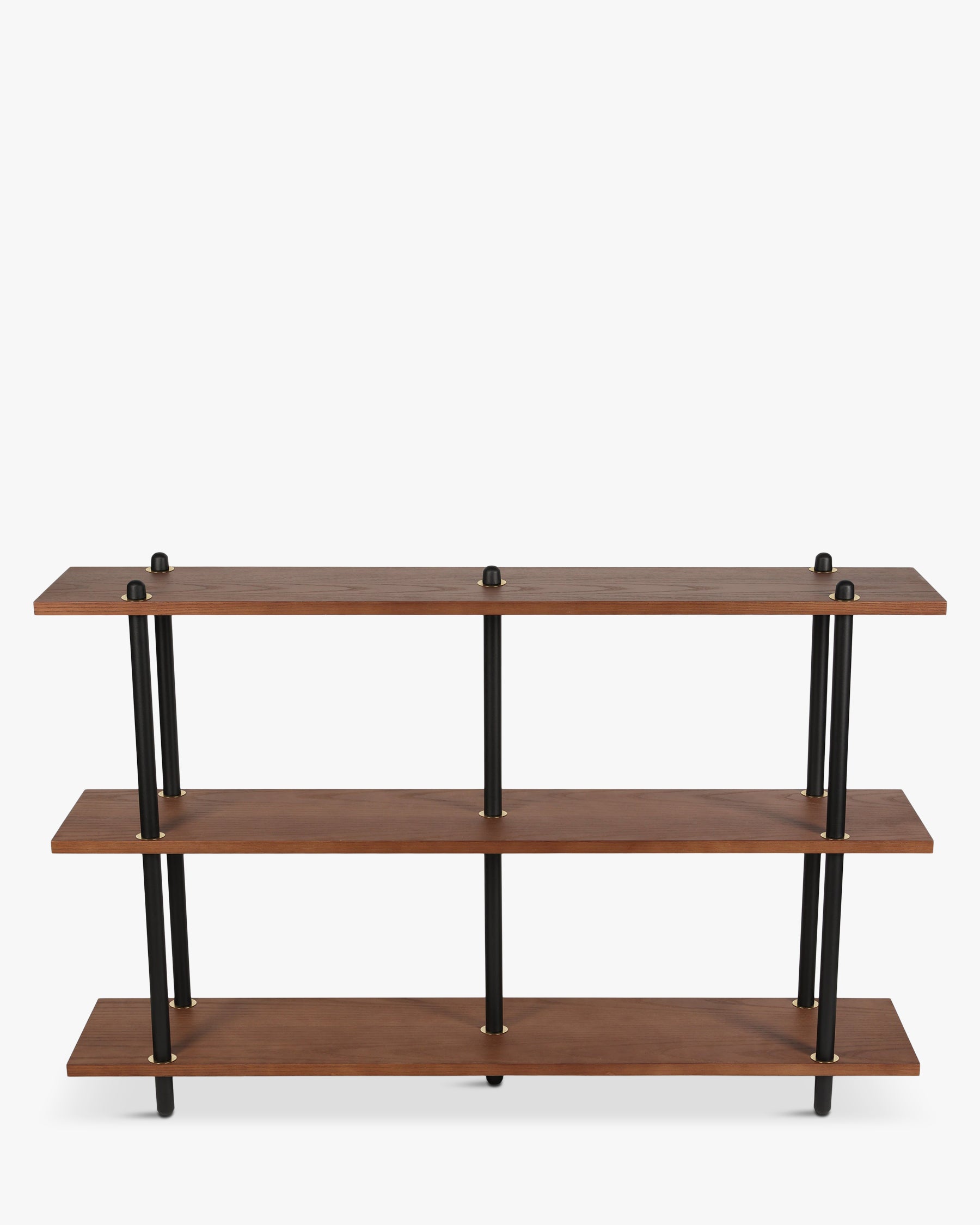 Étagère & bibliothèque Hawking en bois - Bois noyer