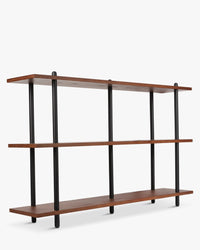 Étagère & bibliothèque Hawking en bois - Bois noyer