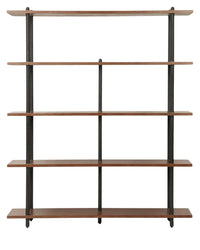Étagères & bibliothèque Hawking en bois - Bois noyer