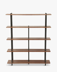 Étagères & bibliothèque Hawking en bois - Bois noyer