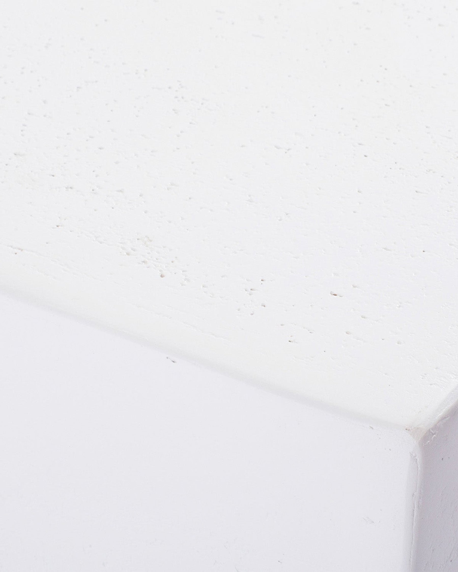 Table d'appoint Ithaque en fibre de verre - Blanc
