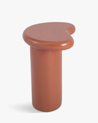 Table d'appoint modulable Manarola en fibre de verre - Rouge brique