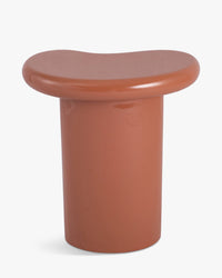 Table d'appoint modulable Manarola en fibre de verre - Rouge brique