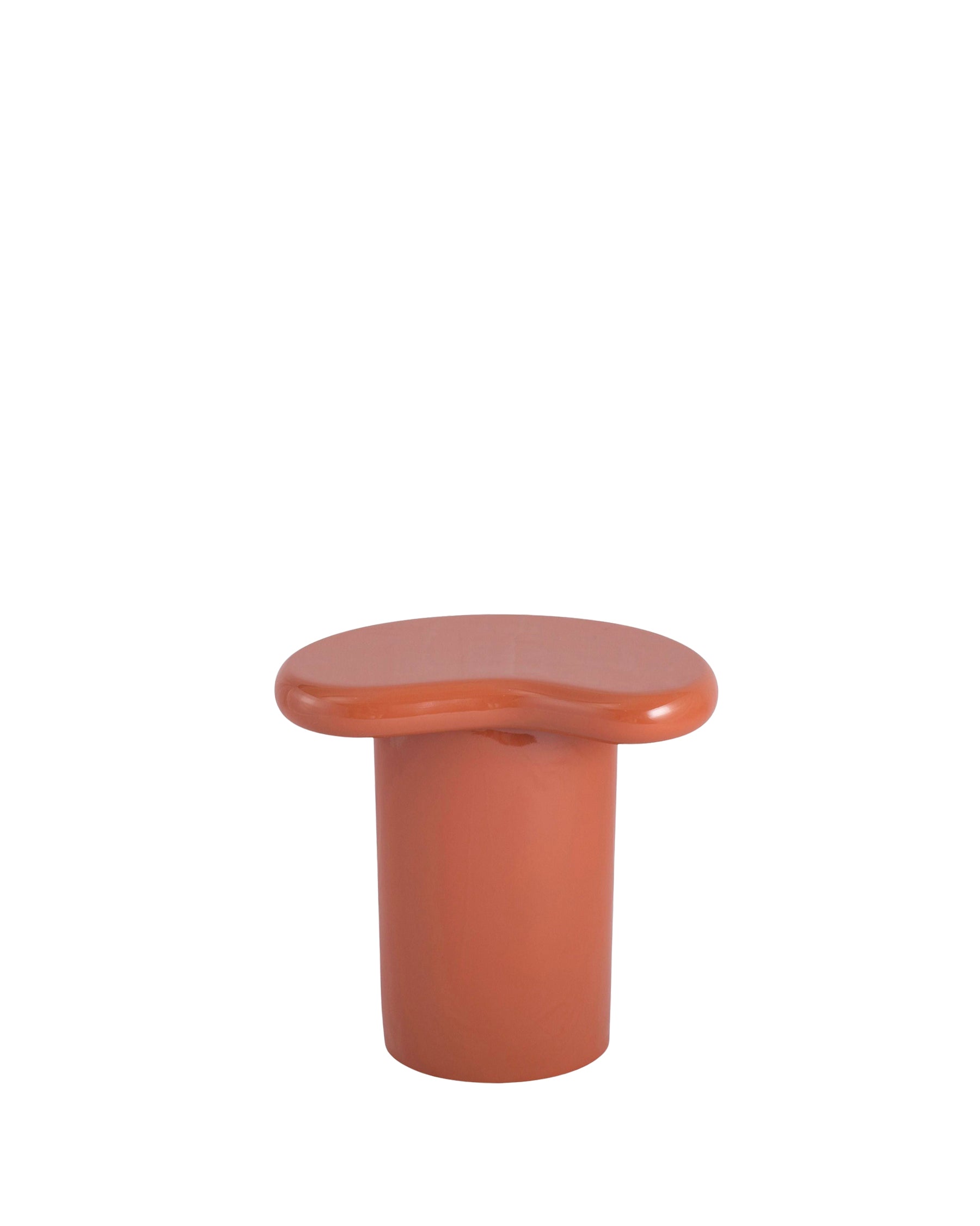 Table d'appoint modulable Manarola en fibre de verre - Rouge brique