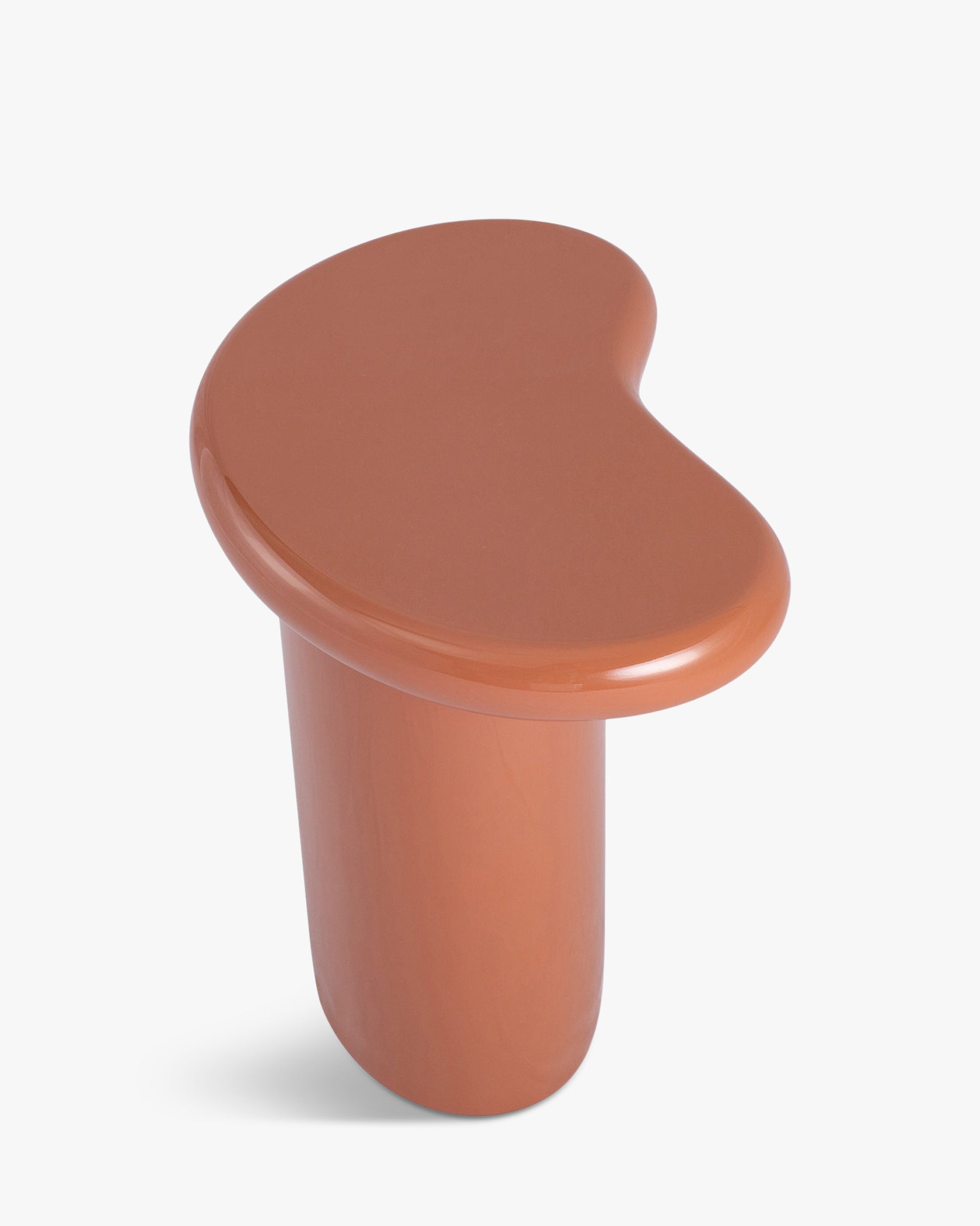 Table d'appoint modulable Manarola en fibre de verre - Rouge brique