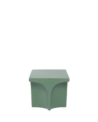 Table d'appoint Hydra en fibre de verre - Vert eucalyptus